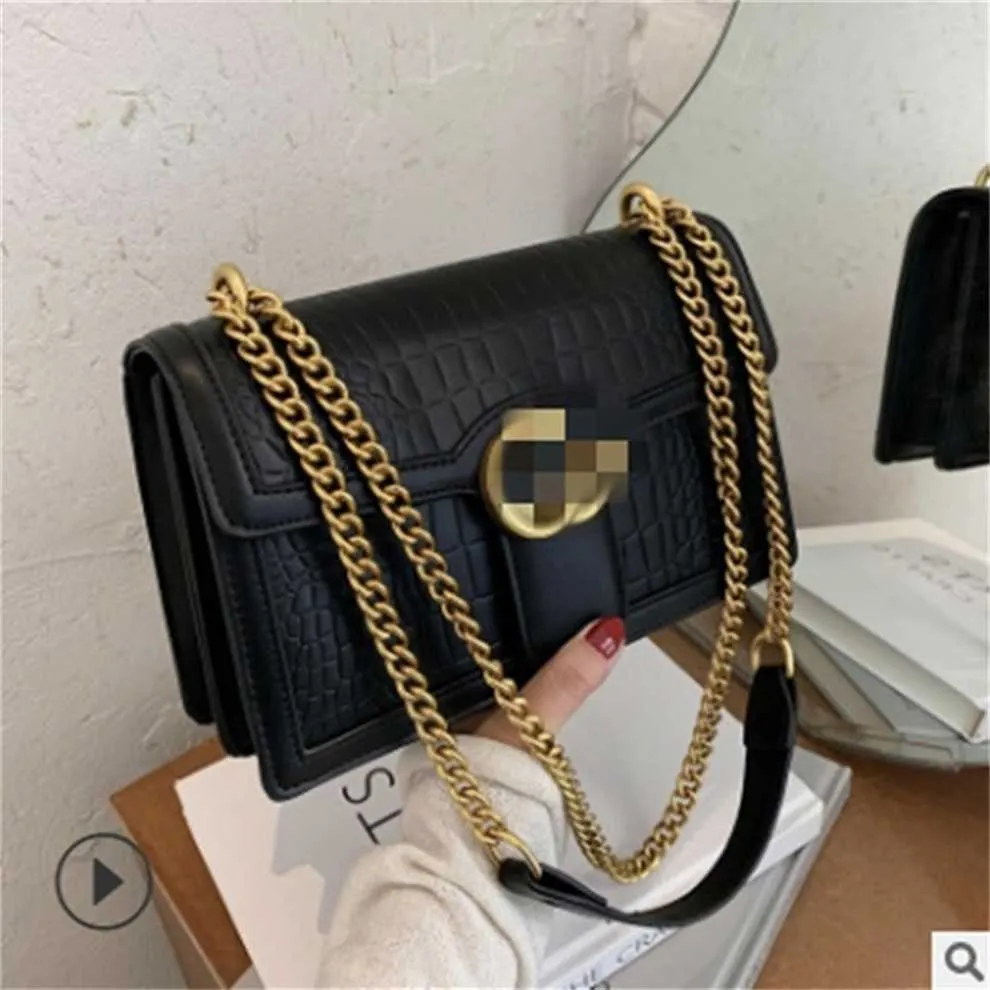 Designer Bags 55% Off Sale high quality trendy bags Crocodile small square versatile One Messenger women's chain