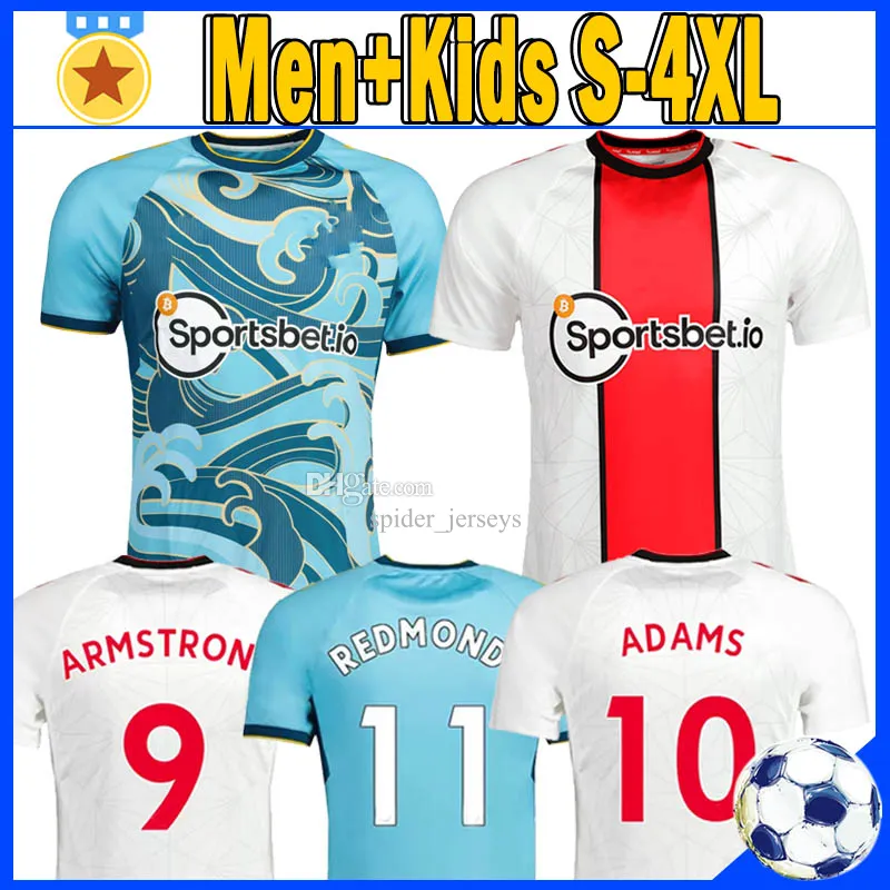 22 23 Ings Ward-Prowse South Ampton Soccer Jerseys 2022 2023 Djenepa Armstrong Vestergaard Romeu Ward-Prowse Adams Redmond Football Shirts Men Kids Kids