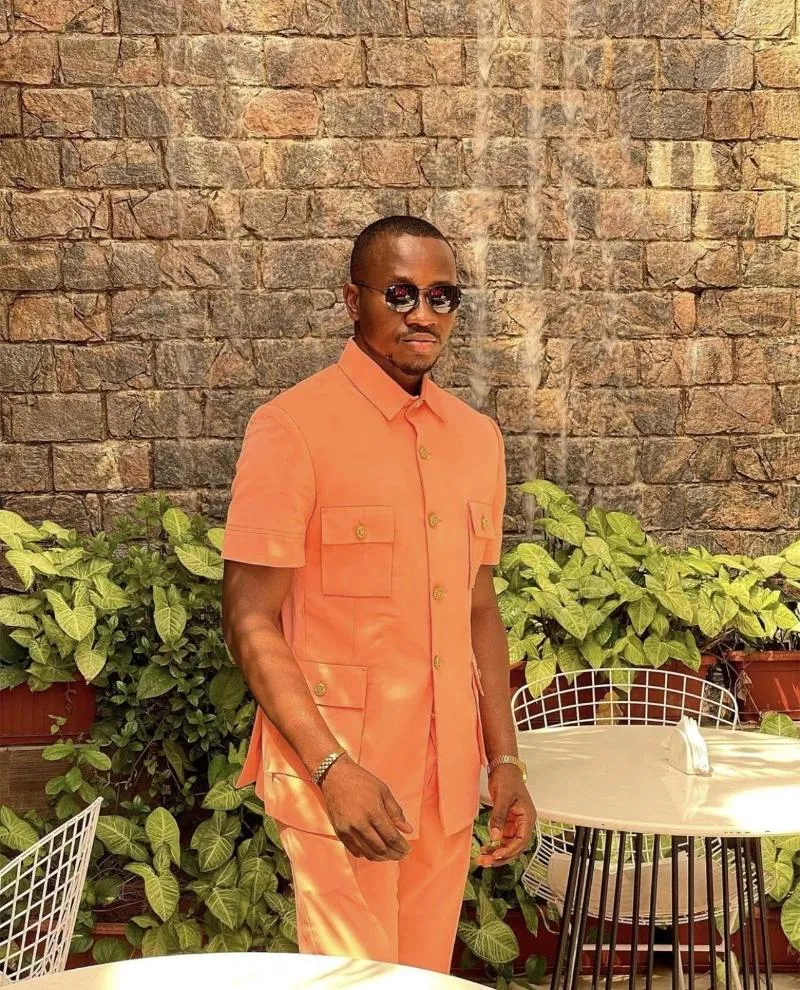 Bright orange shirt mens 2025