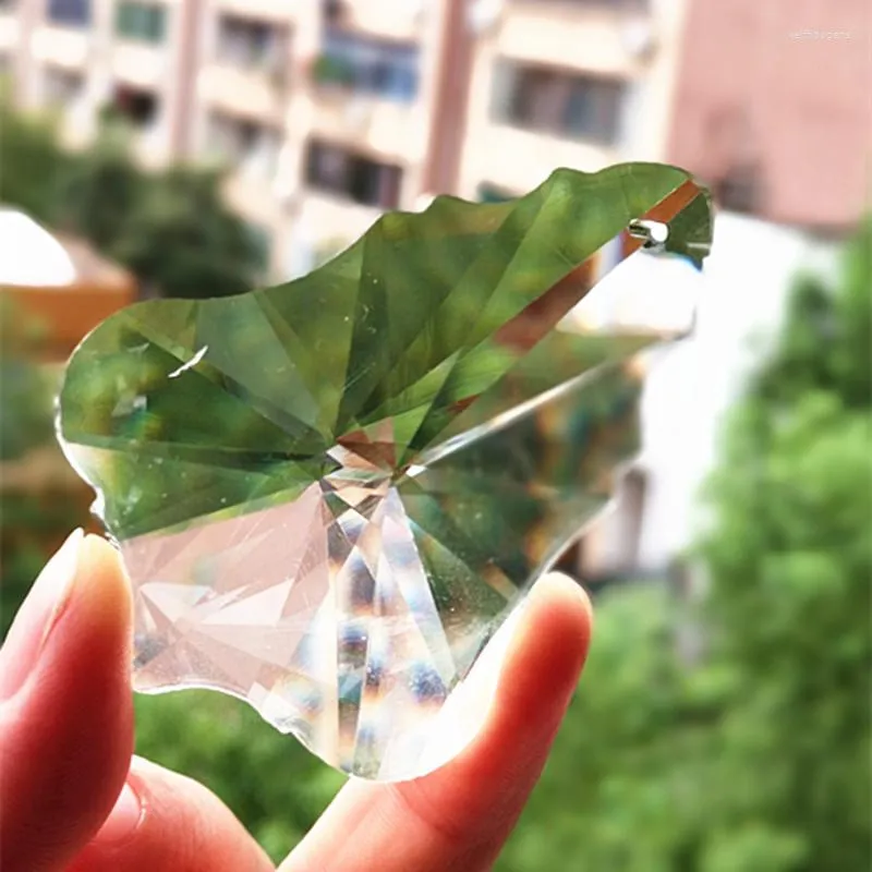 ثريا كريستال (حلقات حرة) 50pcs/lot 50mm 50 ملم شجرة عيد الميلاد أجزاء suncatcher prism معلقة المعلقات الديكور