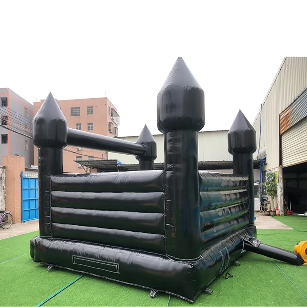 Wholesale Wholesale Commercial Use Wedding Castle Black Bounce House ...