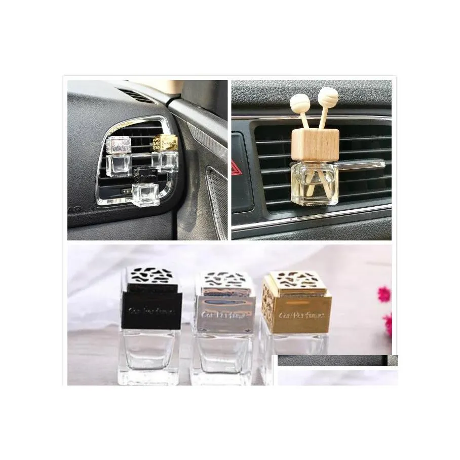 Essential Oils Diffusers Car Per Empty Bottle With Clip Colorf For Air Outlet Of Mobile Conditioner Cars Freshener Hanging Drop Deli Dhc5J