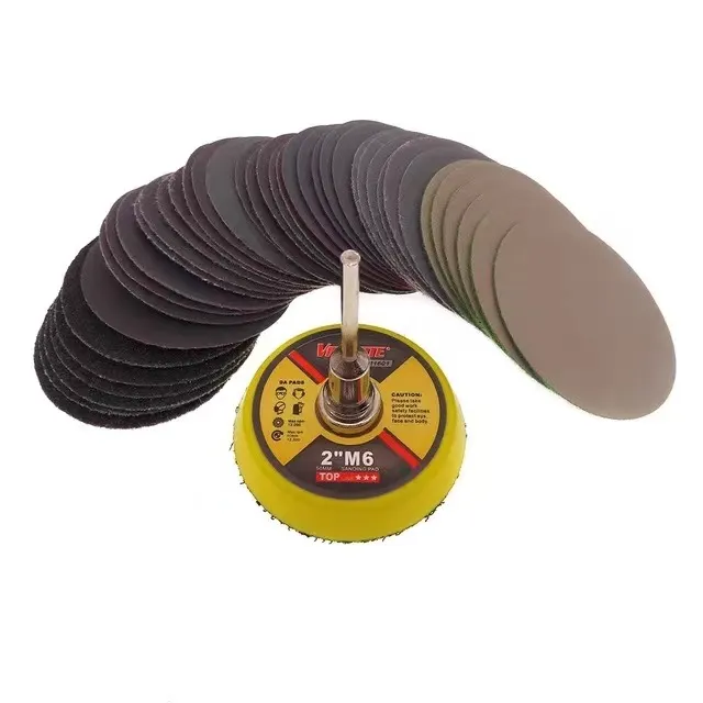 Wholesale Wet Dry Sandpaper Assortment 80 7000 Grit Sander Disc 2inch