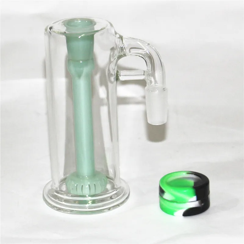 6 Styles Hookahs 14mm 18mm Reclaim Ash Catcher Adapter Male Female Joint Glass Ashcatcher With quartz banger glass bowl 5ml silicone jar