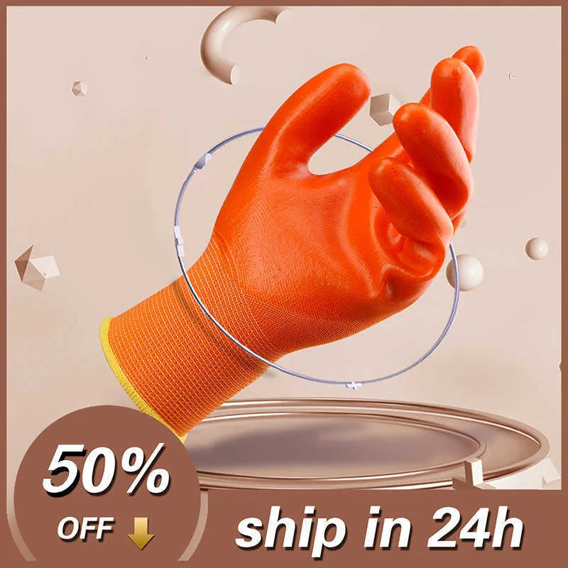 XINGYU Gants en PVC 12 Paires Revêtement Mince Pour Flexibilité Tactilité Sécurité Gant De Travail Hypoallergénique De Protection Jardin Industriel