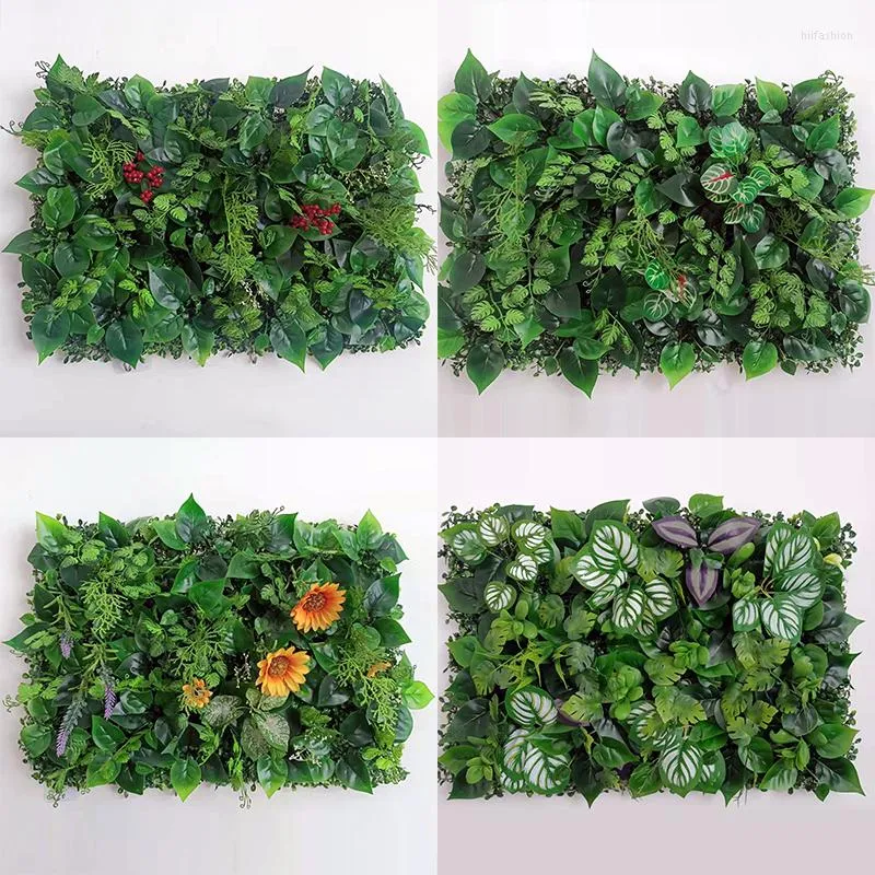 Decorative Flowers Simulation Plant Wall Entrance Indoor Garden Shop Recruitment Flower Decoration Lawn Background Customization