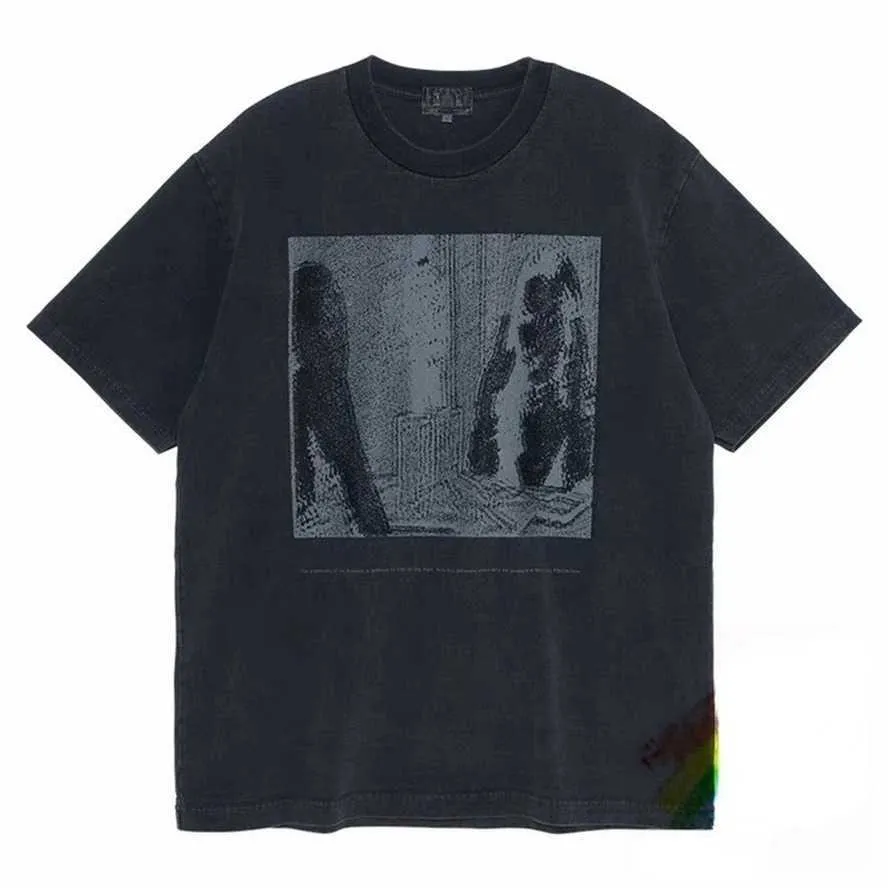 T-shirty męskie refleksyjne cavempt tversied Cav Empt c.e Top-Tree z krótkim rękawem