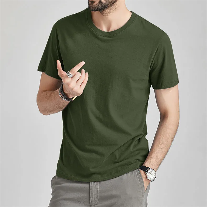 Fashion T-Shirts Male Men Tshirts Cotton Summer Short Tee shirt Women Basic Solid Tees Top Female Turmeric Tee Men O-Neck 2020 11