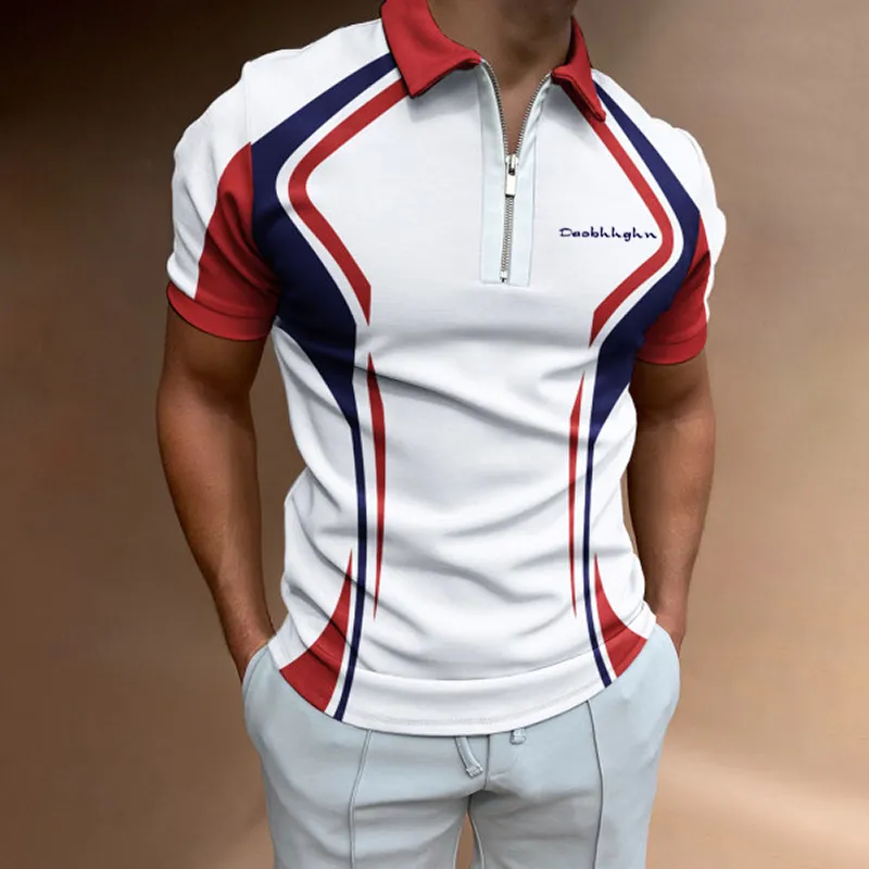 メンズポロスシャツソリッドSブランド短袖の夏の男服アジアサイズS-3XL 230111