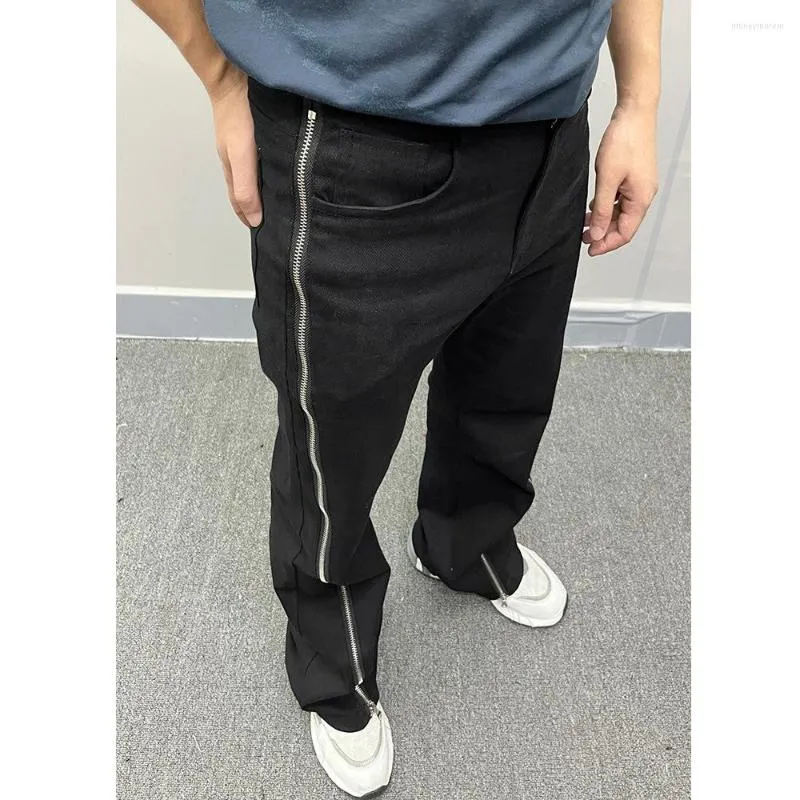 Men's Pants 2023 Luxury Men Cargo Casual Hip Hop Long Zipper Male Trousers Sweatpants Streetwear Pure Cotton