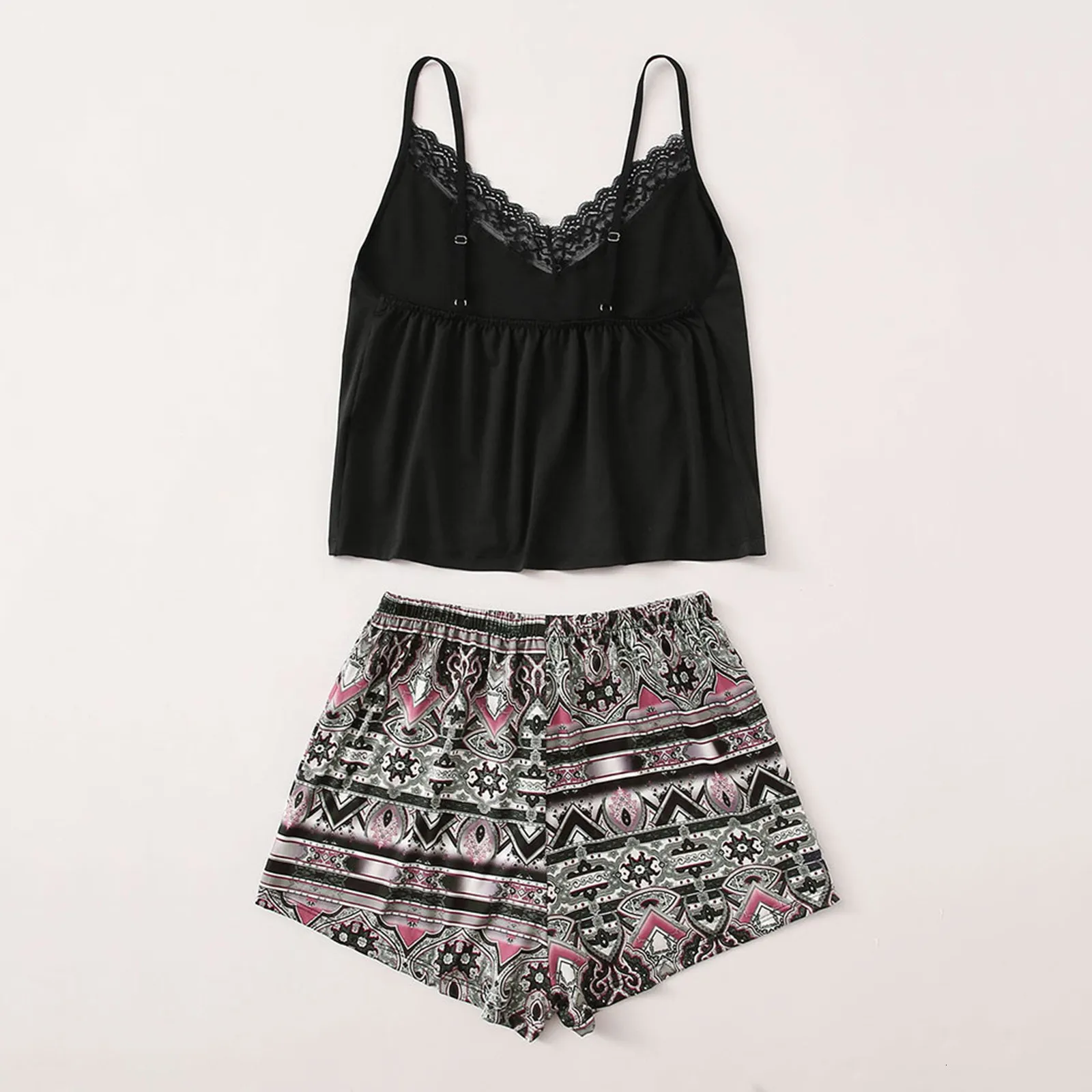 Sleepwear voor heren pyjama's junior mode afdrukken sexy shorts tweedelige set 230111