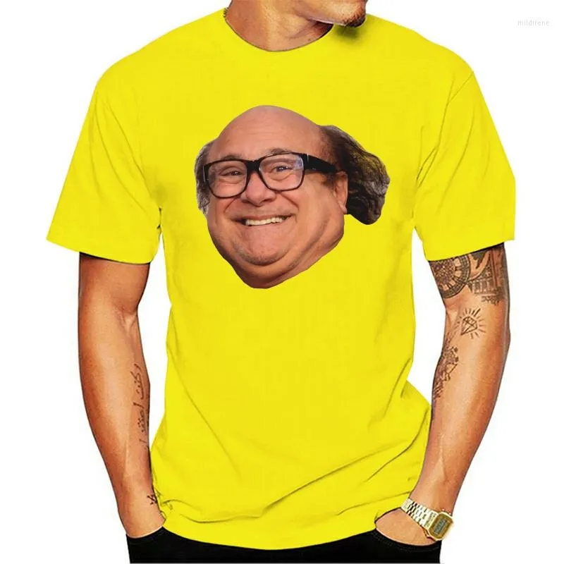 Men's T Shirts Danny Devito Face Funny Always Sunny In Philadelphia Tee Shirt Streetwear Casual