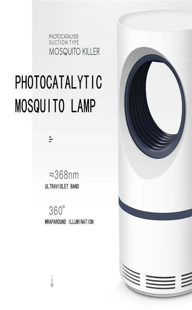 Mosquito Killer Lamp 5W UPTIC SMART OPTYCZNY ANTY MOSARIO ORNITE ORNIKA LED LED ŚWIĘTA ODPELLENTY Odrzucanie 19 May23 T200529473053
