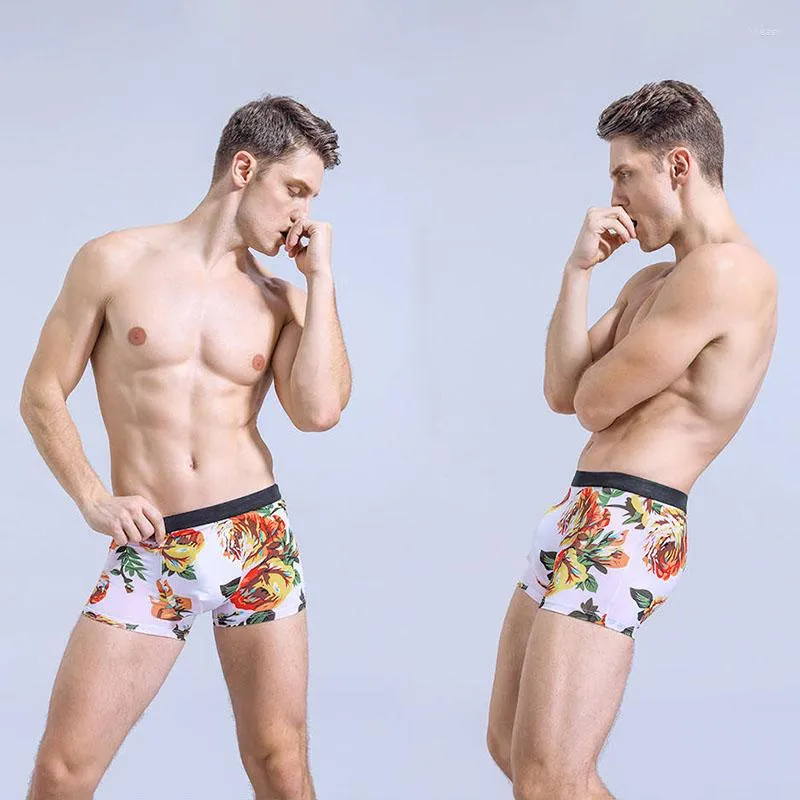 Onderbroek 3/4/5Pieces Boxer shorts man mannen slipjes ondergoed ijs zijde voor mannelijk paar sexy set maat lot zacht