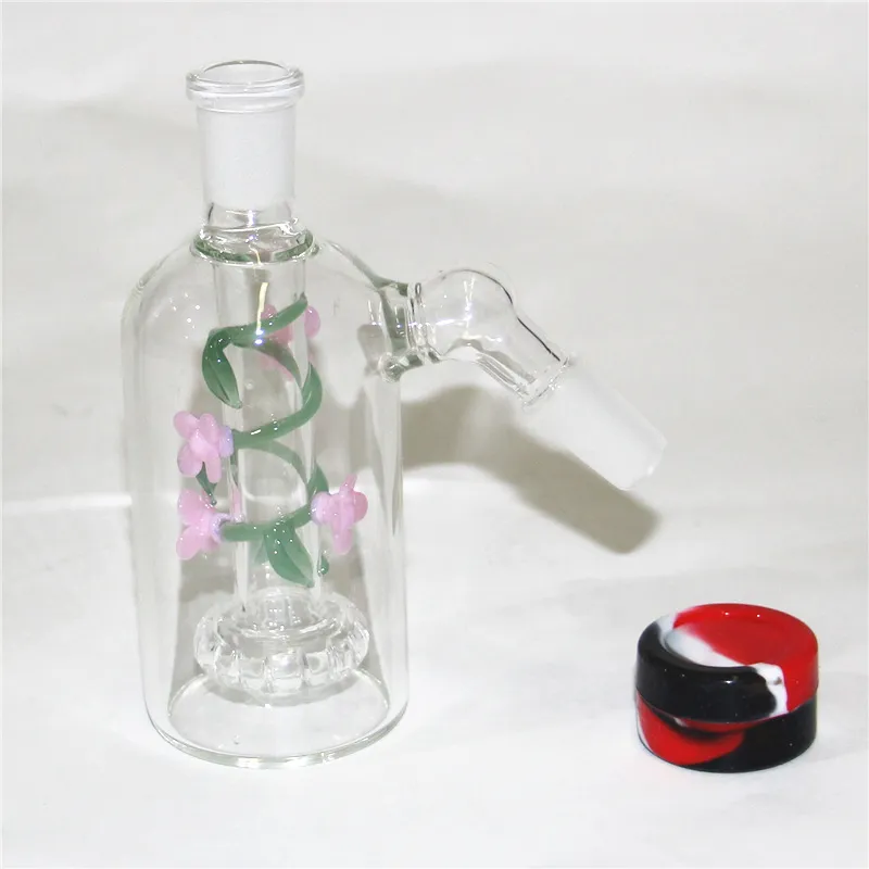 6 Styles Narguilés 18mm attrape-cendres 90 degrés et 45 degrés attrape-cendres en verre barboteur adaptateur attrape-cendres dab rig pour bong