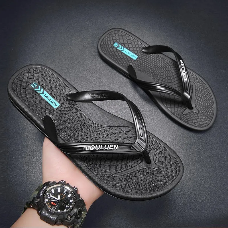 Slippers Summer Flip Flops Men Houstable Indoor House Place Glisses Sandales Mentes décontractées Fashion Fashion Outdoor FootwearSippers