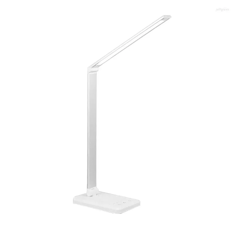 Table Lamps 2023 USB Charging Port Modern Dimmable LED Light 2 Colors Touch Control Eye-Caring