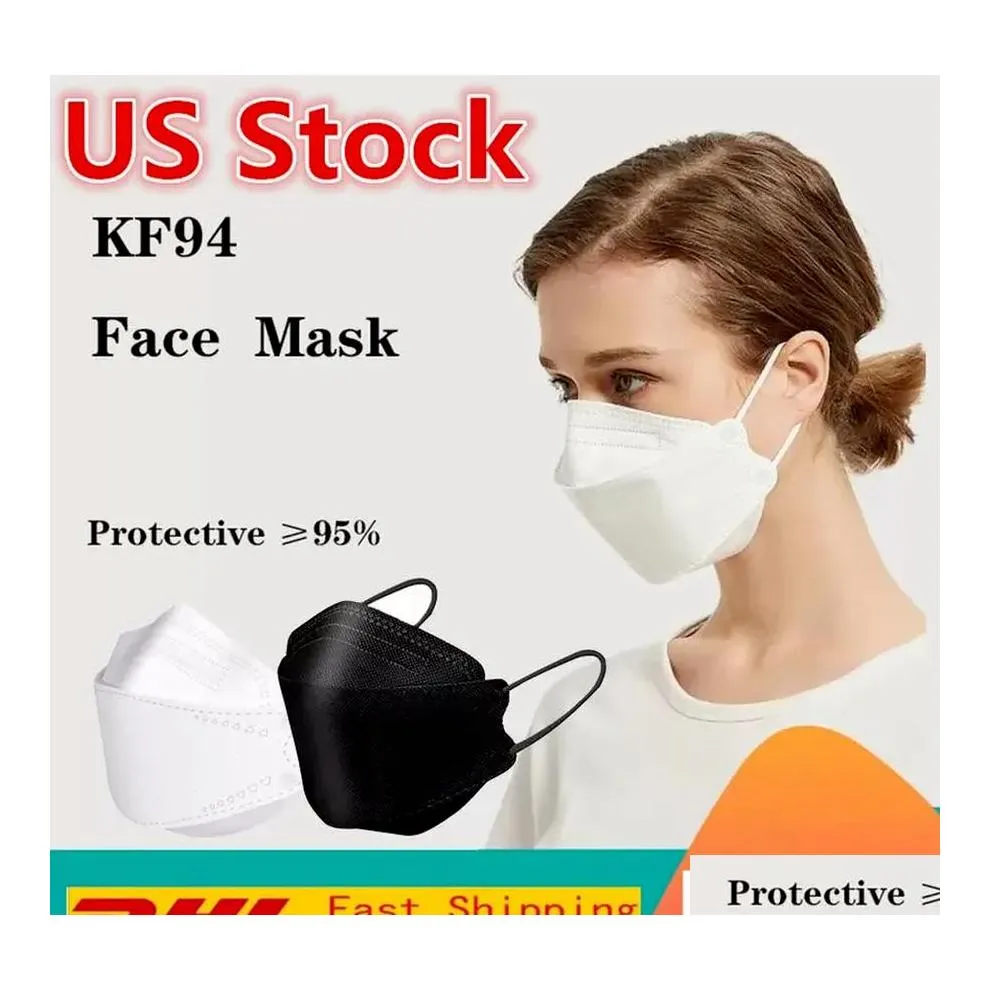 ADT 디자이너를위한 기타 홈 정원 KF94 Colorf Face Mask 먼지 보호 방지 필터 호흡기 FFP2 CE 인증 Dhway