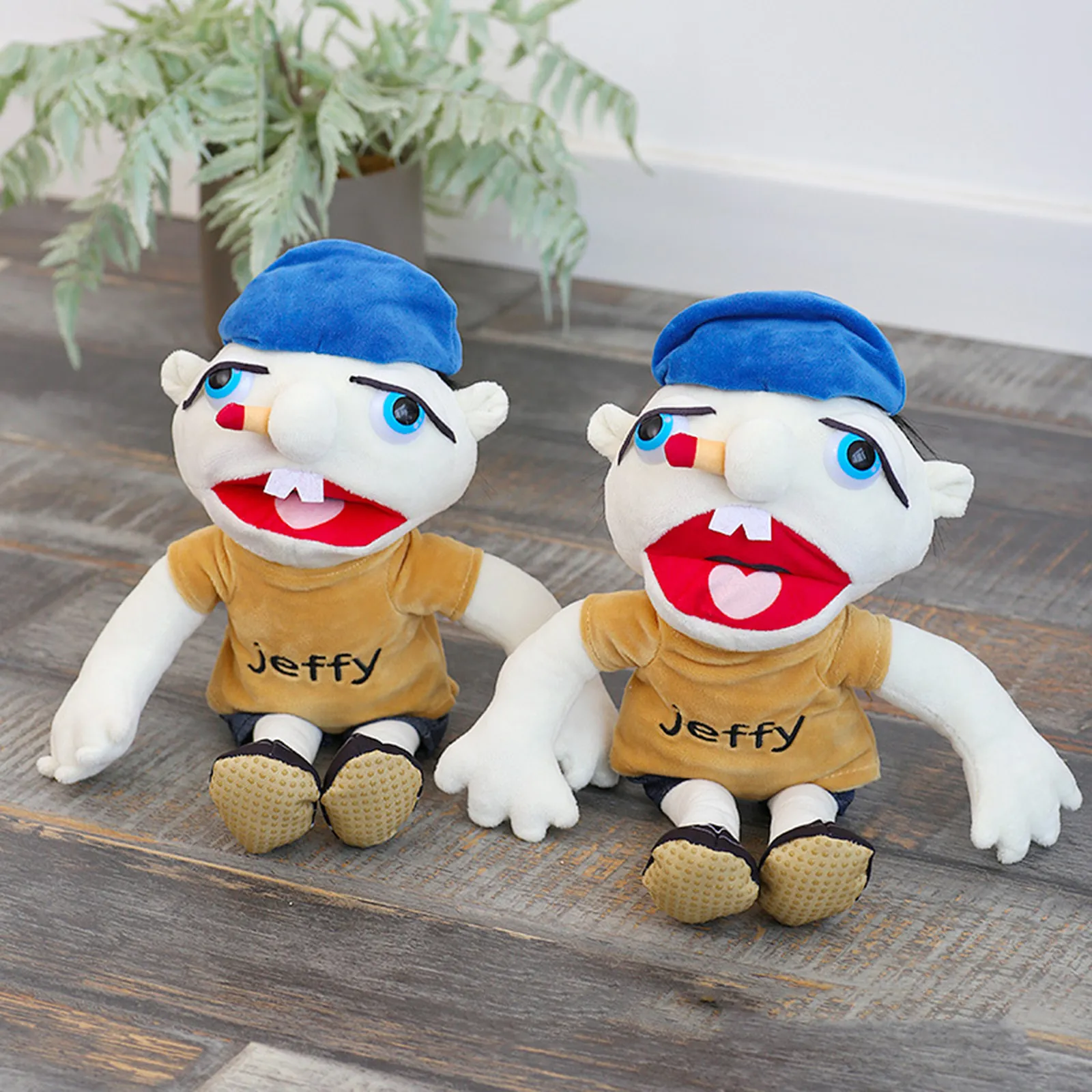 Sacs À Dos En Peluche 38 Cm Dessin Animé Jeffy Marionnette Jouet Peluche  Peluches Poupées Pour Enfants Garçon Filles Noël Cadeau Danniversaire  Goutte 230111 Du 18,4 €