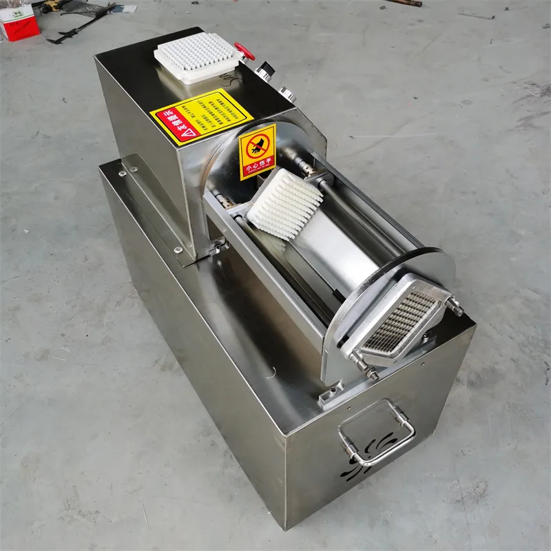 Electric French Fries Machine Commercial Potato Slicer Machine Stainless Steel Potato Strip Cutter French Fries Machine