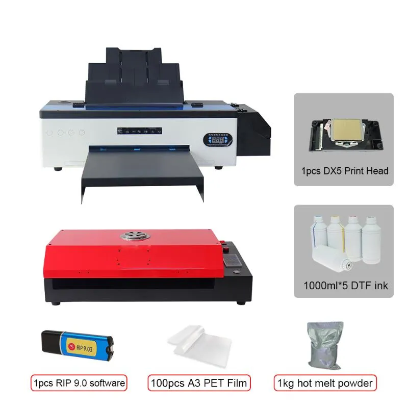 طابعات لـ R2000 8-Color DTF Printer A3 T-Shirt Machin