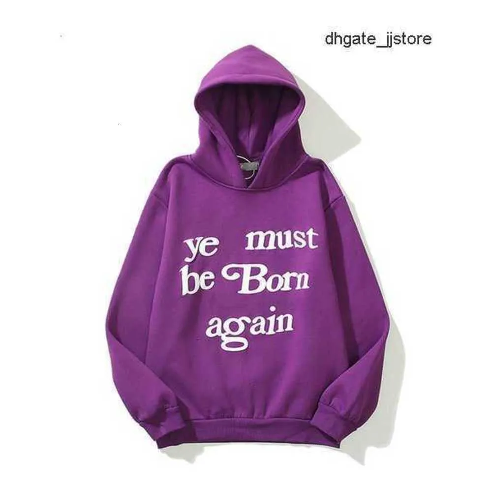 22ss Men's Hoodie Cpfm Ye Must Be Born Again Letter Printed High Street Hip Hop s 6 Color Hooded Sweatshirt Cheap Idwn