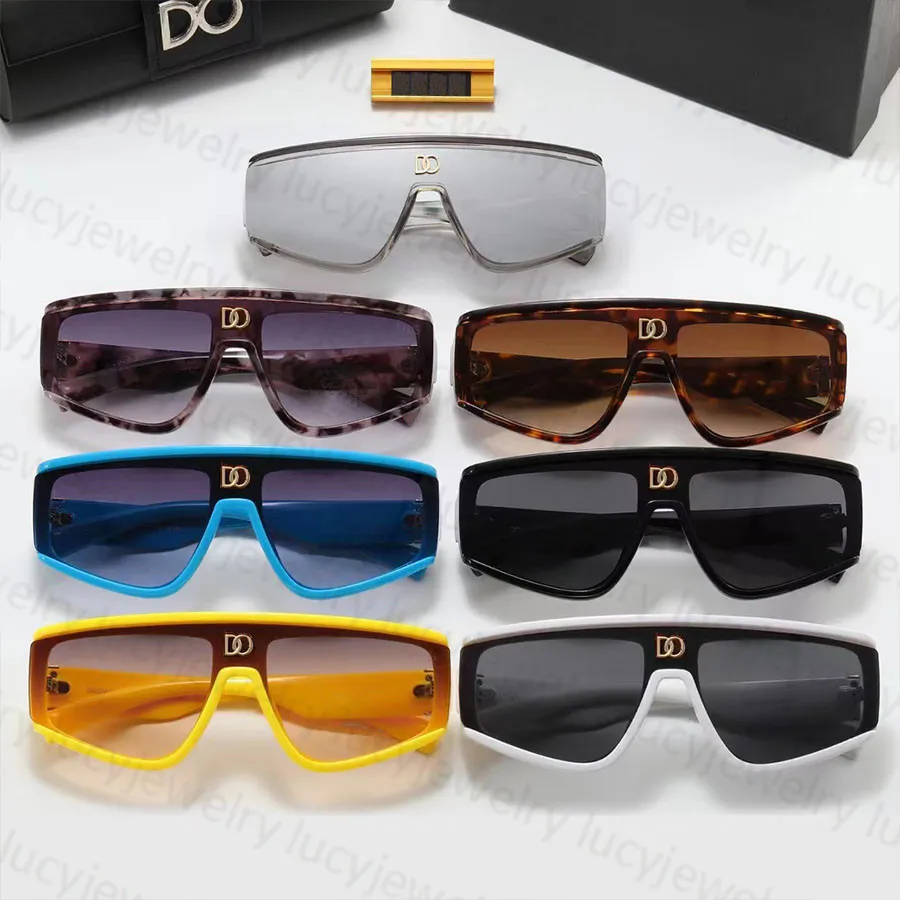 Fashion Sunglasses Designer Men Women Sun Glasses Goggle Large Frame Adumbral 7 Color Sunglass