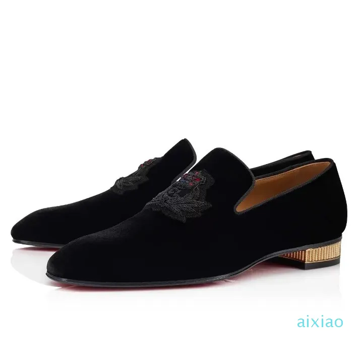 Desinger Dress Shoes Men Bussines Flats Loafer Spikes Shoes 옥스포드 캡틴 하이힐이 상자와 남성을위한 낮은 발 뒤꿈치