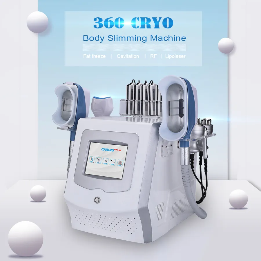 Cryo graisse gel minceur Machine Double menton enlèvement 360 cryolipolyse Cavitation LipoLaser mince corps frais Anti Cellulite