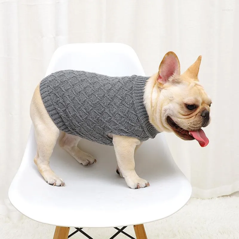 Dog Apparel Low Moq Pet Apparels Cat Sweater Clothing Solid Color Plaid Clothes Sleeveless