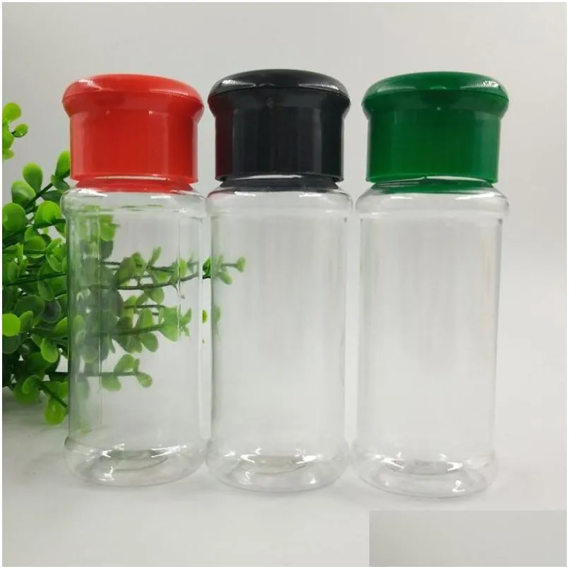 Kruidkruidgereedschap plastic zout peper shakers kruiden potje barbecue bbq connt azijn fles keuken cruet container bh3489 dr dhkgv