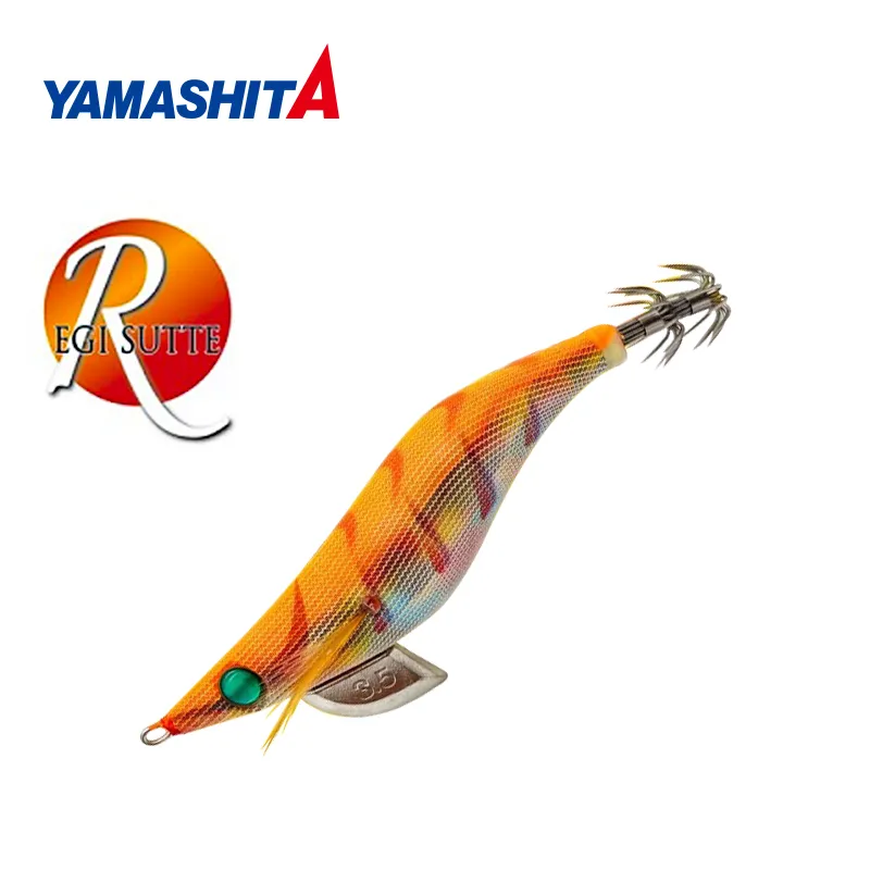 Yamashita Egi Sutte R n/nd/ndx/nc 1.8#/2.2#/2.5#kalamar jigs yapay karides, deniz balıkçılığı mürekkep balığı ahtapotu için kalamar kancası