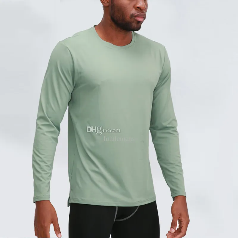 Lululemen man da uomo con cappuccio da uomo con cappuccio magliette yoga tshirt con cappuccio Sports che alleva i fianchi indossano collant elastici di fitness di eleganza molto bello 777