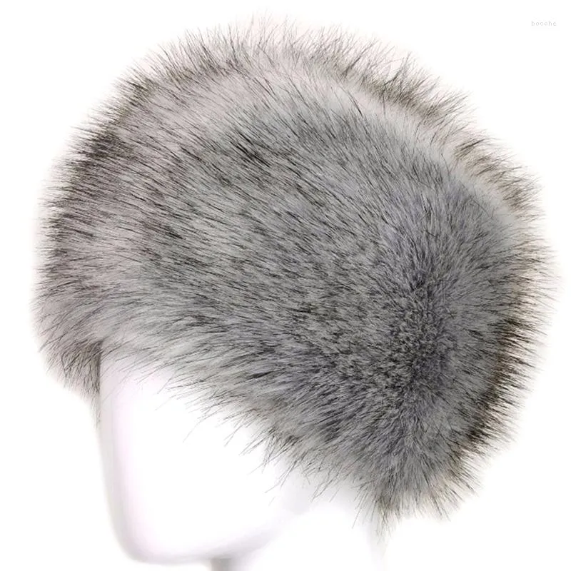 Bérets hiver moelleux fausse fourrure chapeaux hommes femmes mode décontracté tout-match bonnet cadeau confortable doux extérieur chaud extensible oreille plus chaud casquettes