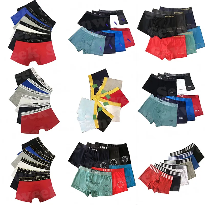 Designer Underpants Briefs Hommes Boxer Design Lettre Imprimer Homme Shorts High Grade Male Boxers Underwears Couleurs Mixtes