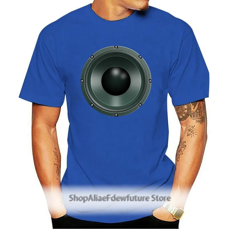 メンズTシャツ2023スピーカーシャツスピーカースピーカー音楽グラフィックティーマンTシャツ