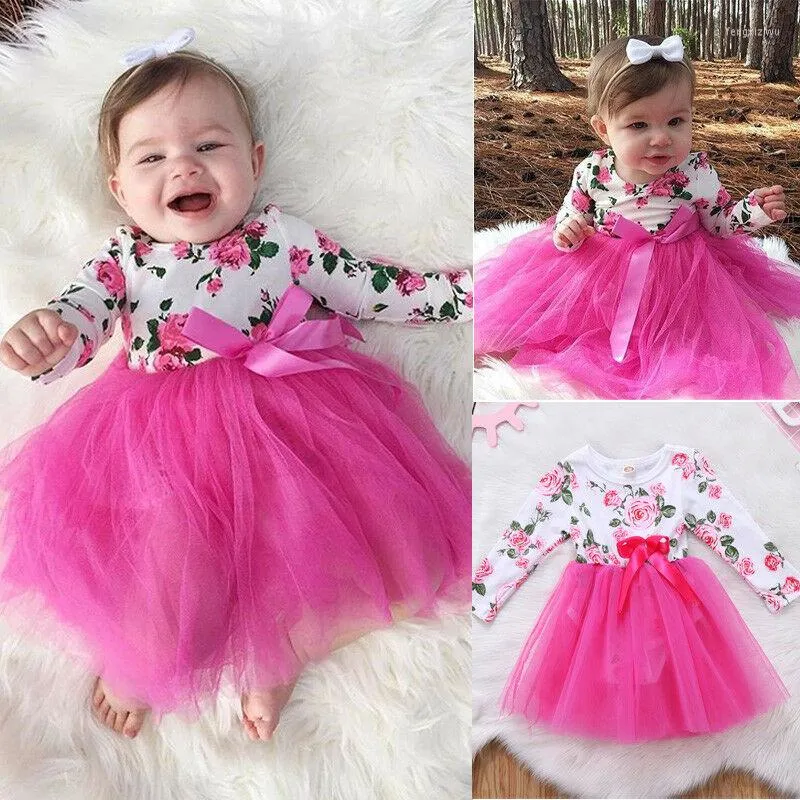 Fille robes infantile barboteuse combinaison bébé body né tulle robe en dentelle vêtements tenue filles vêtements floraux