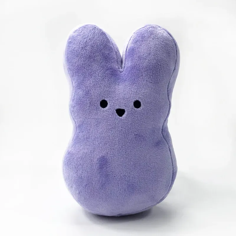 15cm mini Easter Bunny Peeps Plush doll pink blue yellow purple rabbit dolls for childrend cute soft plush toys
