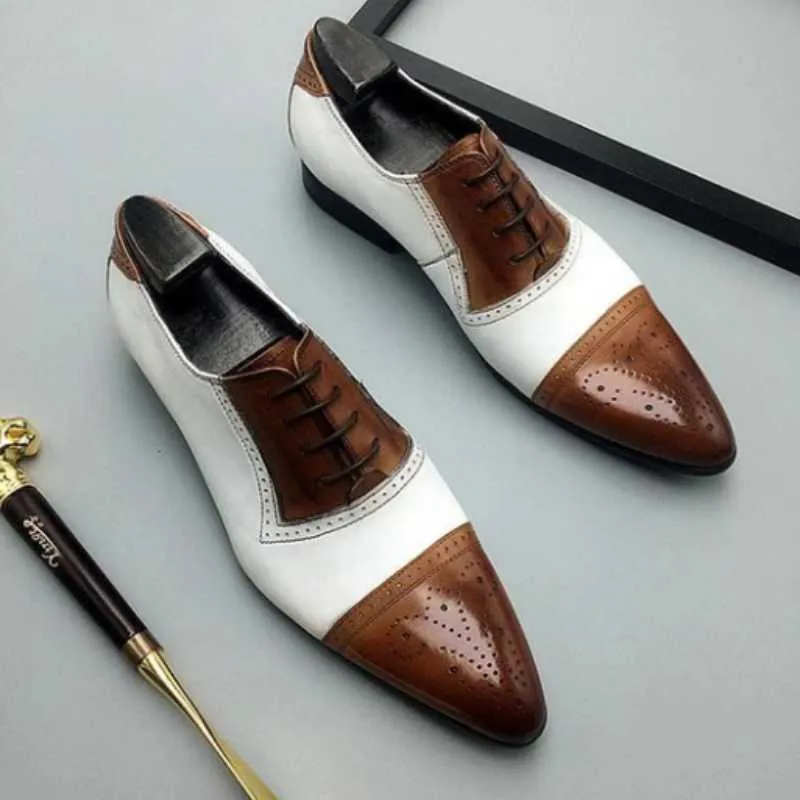 Geklede schoenen Leren modeschoenen voor heren Loafers met lage hak Sp