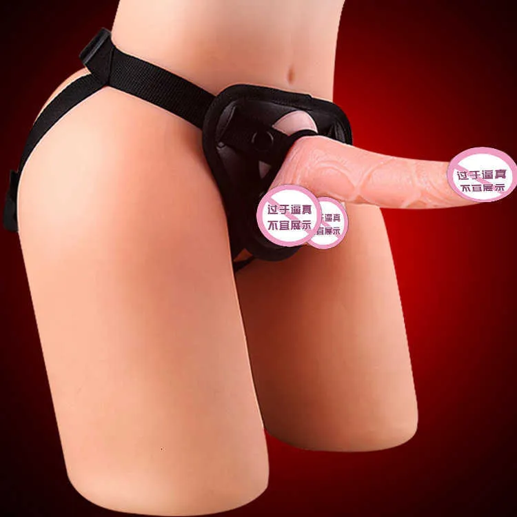 Vrouwelijke seksspeeltjes Jixiang Women's Imitatie Hanger Dragen Broek lesbische Les lelie volwassen producten