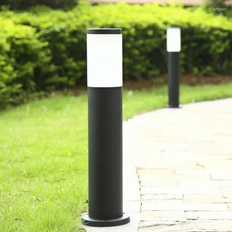 Wodoodporny filar ze stali nierdzewnej lekka lampa na świeżym ogrodzie Lampa aluminiowa Aluminium Bollards