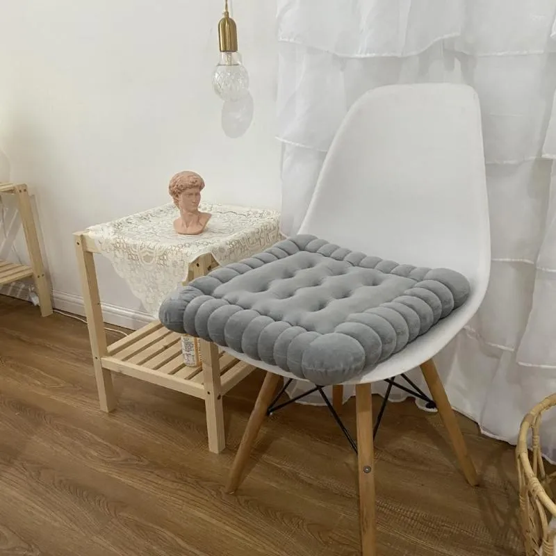Kudde mysiga skinkor slät textur säte andas fyrkantig kex form pad soffa stol säng hålla varm