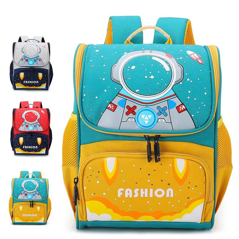 School Bags Cartoon Space Kids Backpacks Kindergarten Bag For Girls Boys Child Backpack Waterproof Orthopedic Schoolbag