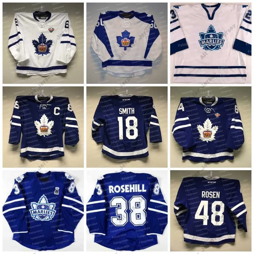 College Hockey Wears Toronto Marlies AHL Hockey Jersey 9 Bobby McMann Josh Ho-Sang Mikhail Abramov Joey Anderson Matteo Pietroniro Antti Suomela Joseph Blandisi