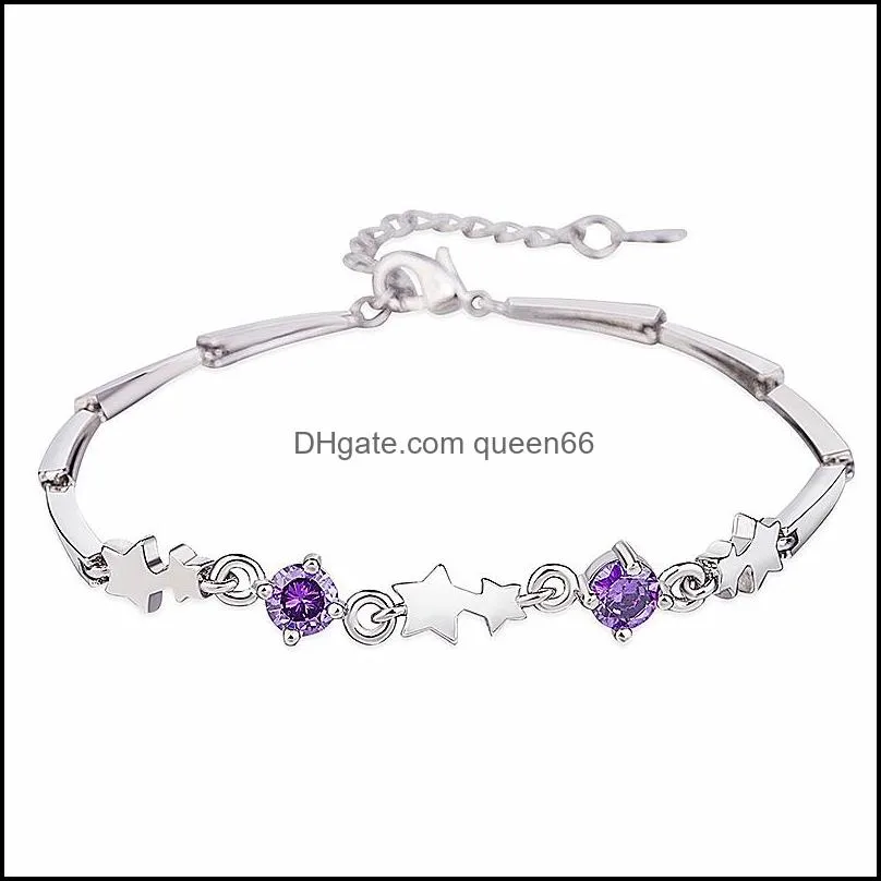 Bedelarmbanden eenvoudige mode persoonlijkheid creatief sterarmband verjaardag cadeau sier commitment dames sieraden drop levering dhpeo