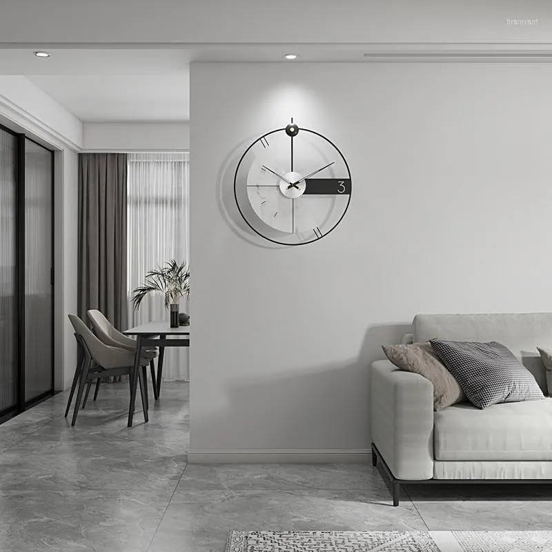 Relojes De Pared, Reloj Mural De Cocina, Diseño Moderno, Inusual, Redondo,  Elegante, Grande, Digital, Silencioso, Adornos Para Habitación, HY50WC De  25,79 €