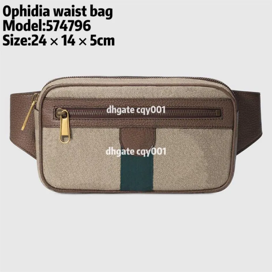 Designer de luxo Bolsa de cintura masculino Mulheres Ophidia Bumbag Designer de luxo esportes Multi Pochette Homens Mensageiros Mensageiros Moda de Baço W3151