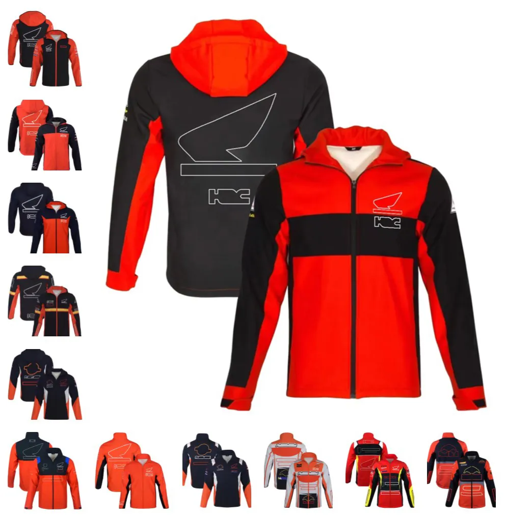 New off-road vehicle team riding suit motorcycle men's and women's windproof jacket hooded jacket