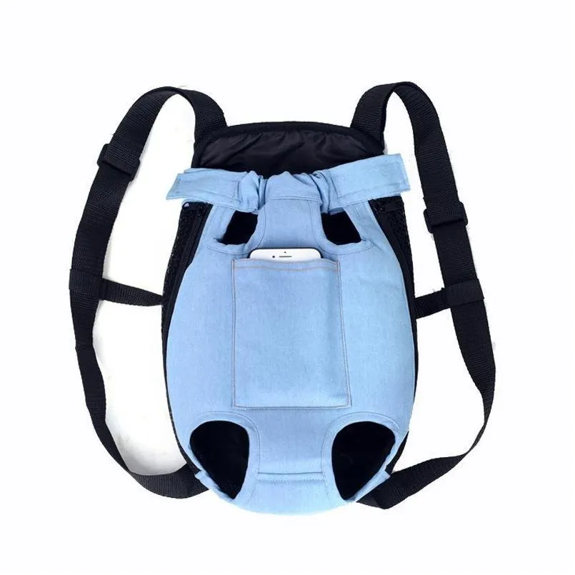 Capas de assento de carro de cachorro Ers jeans mochila de animais de estimação Bolsa de transportadora de gatos para gatos para cães pequenos cachorros kedi sacos de animais de estimação Drop Drop Dhqw8