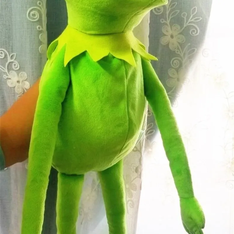 Plyschdockor 60 cm stora muppet -showen kermit dockor ventriloquism plysch leksak docka fylld julklapp födelsedag 230111